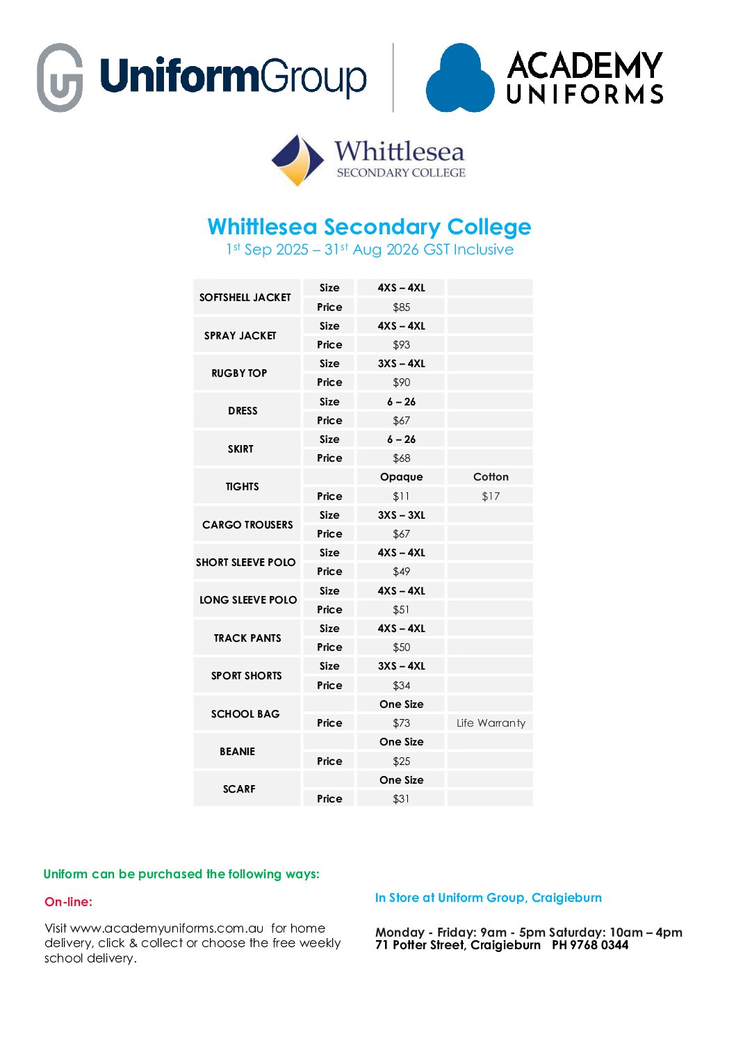 Uniform Academy 1 Pdf